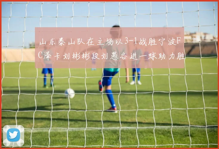 山东泰山队在主场以3-1战胜宁波FC泽卡刘彬彬段刘愚各进一球助力胜利